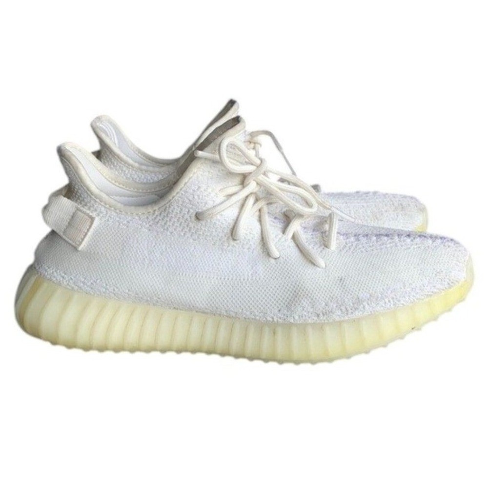 adidas Yeezy Boost 350 V2 Sneakers Mens 9 Cream White Triple Athleisure Running